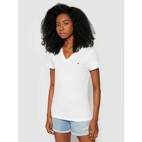 Футболка TOMMY HILFIGER, размер XXL [INT], белый v neck tshirt women