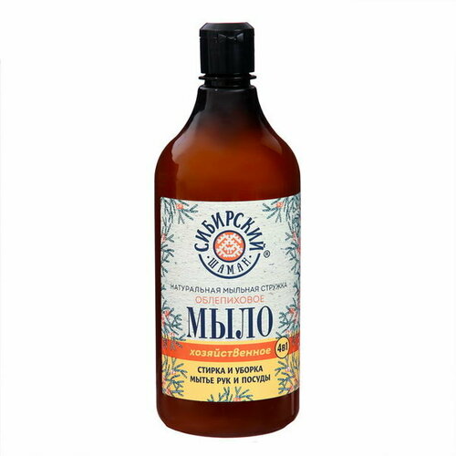 Жидкое мыло хозяйственное облепиховое 900 мл 315₽