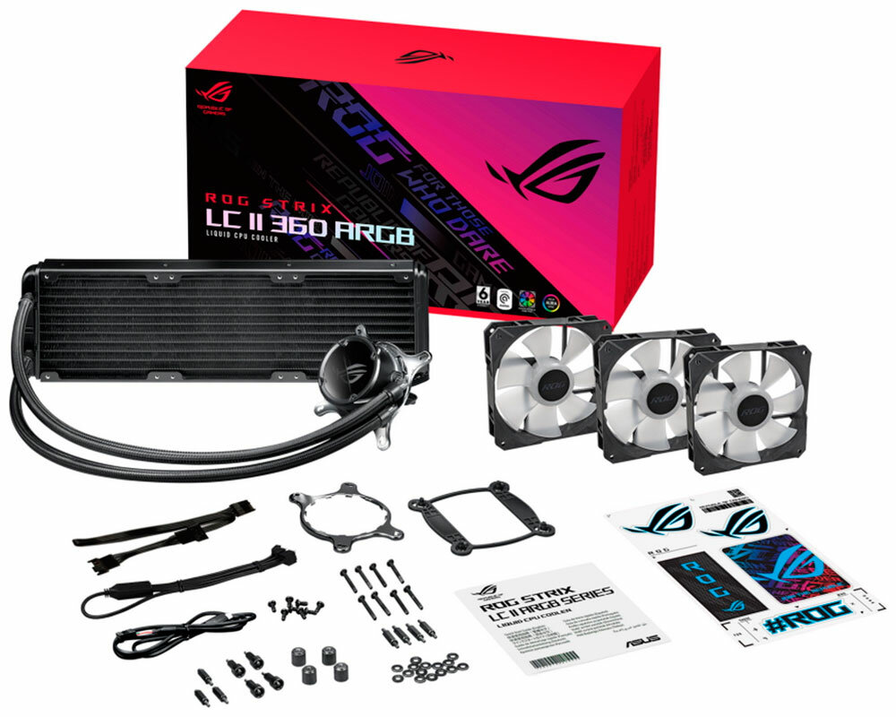 ROG STRIX LC II 360 ARGB /AIO COOLER,SIGRID,ARGB FAN,AURA,AM5 ASUS - фото №5