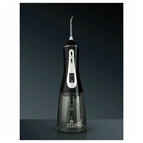 Ирригатор для полости рта ASIACARE PRO портативный емкость резервуара 035 л 14 насадок черный Asia_42 5431₽