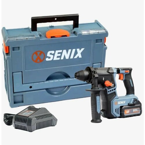 Перфоратор аккумуляторный SDS-plus Senix PDRX2-M2-EU SET бесщеточный двигатель sds-plus пылесборник 21490₽