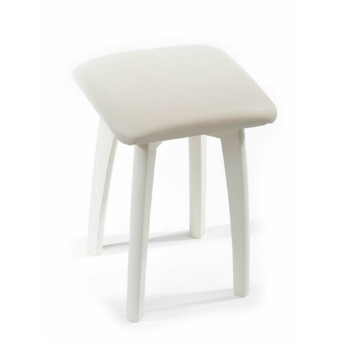 Табурет с мягким сидением из экокожи бежевый 3780₽