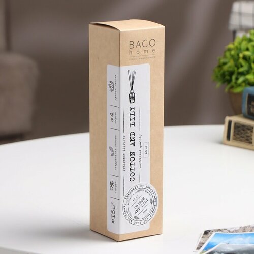 Ароматический диффузор Хлопок и лилия 40 мл 1732₽