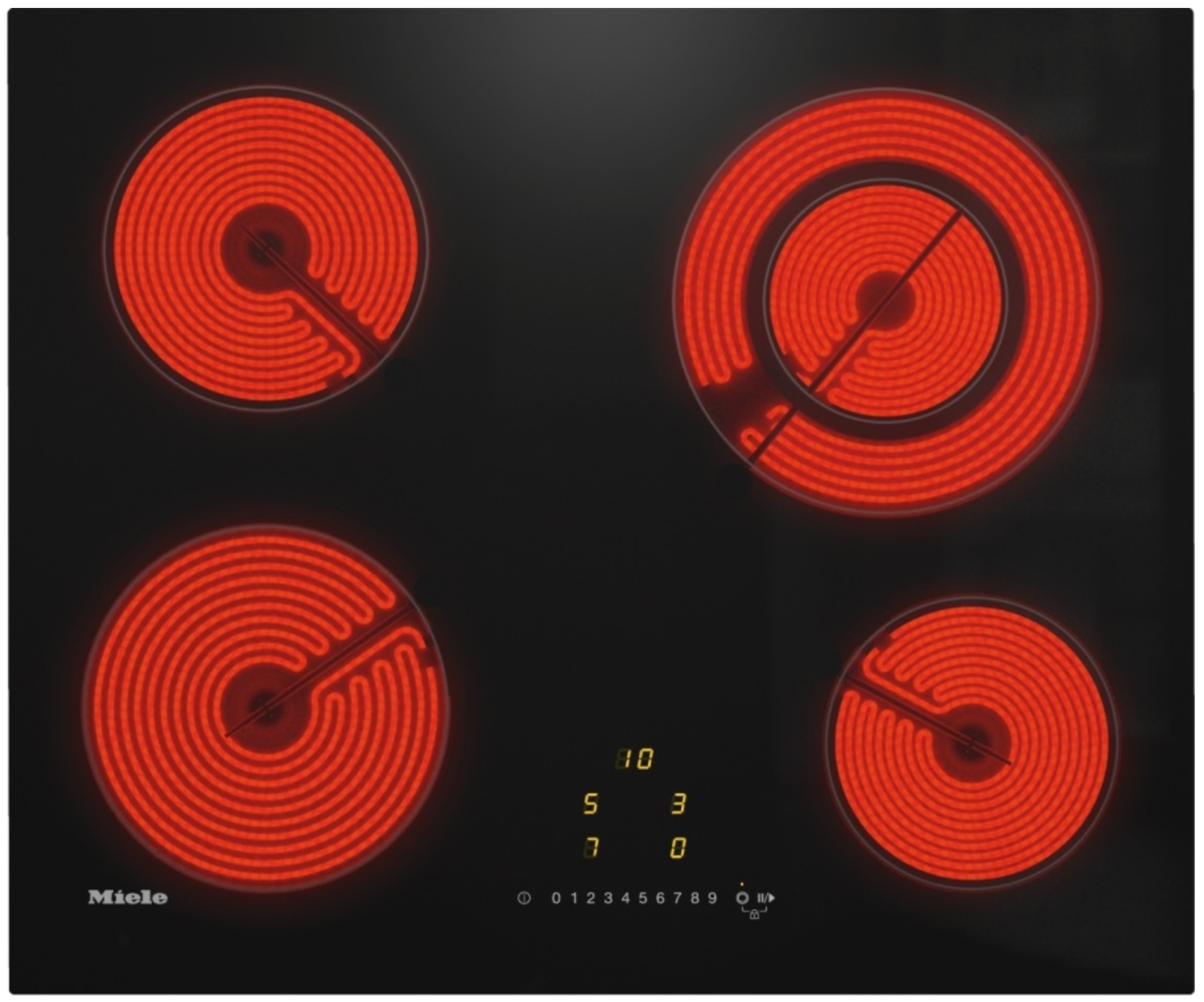 Электрическая варочная панель Miele KM 6520 FL, черный