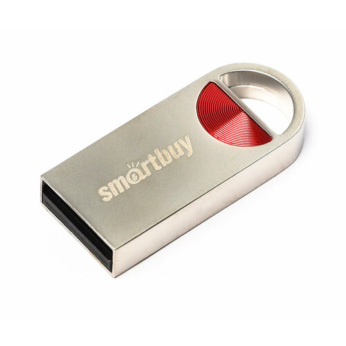 Флеш-накопитель USB 2.0 Smartbuy 16GB MC8 Metal (SB016GBMC8), красный