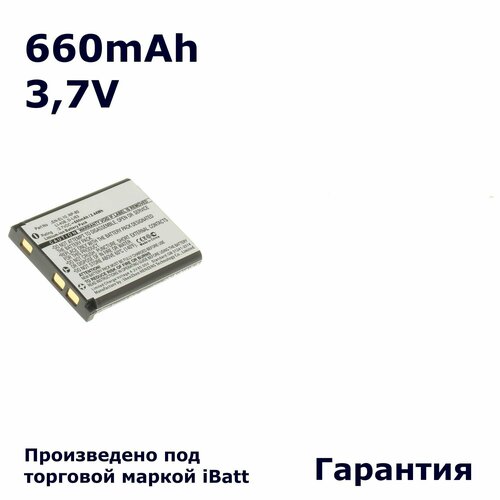 Аккумуляторная батарея iBatt iB-F140 660mAh, LI-42B NP-45A LI-40B EN-EL10 NP-80 NP-45 для камер li 40b li 42b en el10 battery li 40b charger with type c and usb cable for olympus for fuji np 45 np 45 np45 np 45a 45b 45s