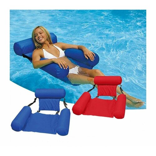 плавающее кресло inflatable floating bed Надувной шезлонг-кресло для пляжа и плавания