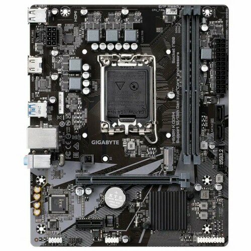 Материнская плата Gigabyte H610M K DDR4 V20 Soc-1700 Intel H610 2xDDR4 mATX AC97 8ch71 GbLANHDMI 933300₽