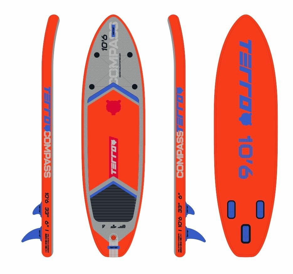 Сапборд TERRO - COMPASS 10'6 Terror - фото №1
