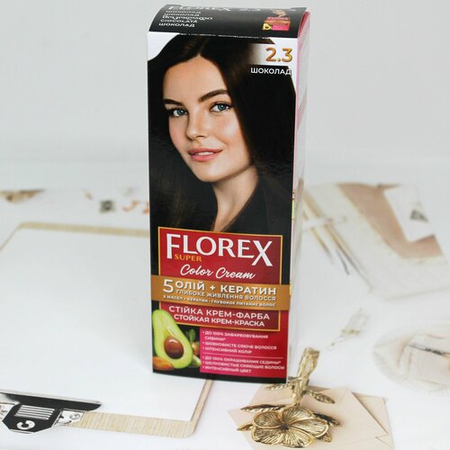 Краска для волос 23 FLOREX-SUPER Шоколад 349₽