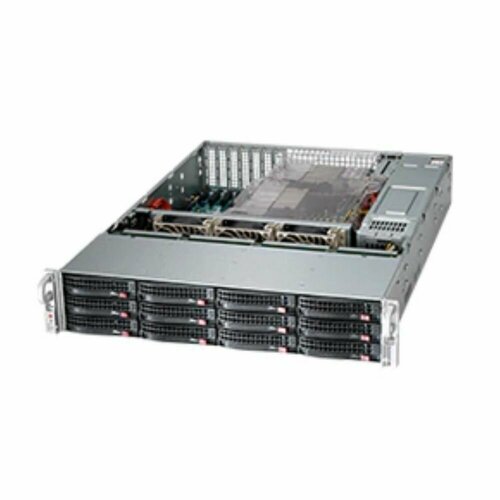 серверный корпус supermicro cse 826bac12 r1k23lpb 2u 2 x1200w SuperMicro Корпус SuperMicro SuperMicro CSE-826BAC12-R1K23LPB 2U, 2x1200W, 12x3.5» bay SAS3/SATA/NVMe4 7xLP, RM CSE-826BAC12-R1K23LPB