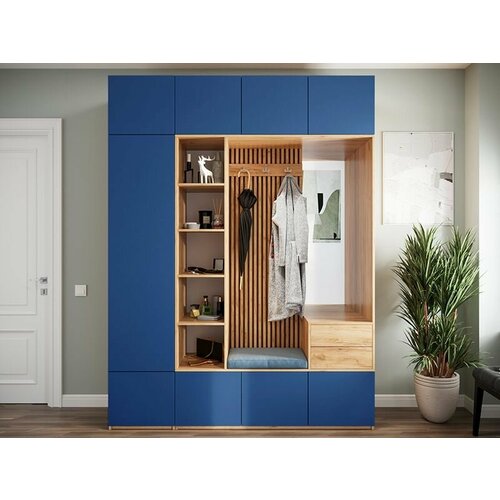 Прихожая в коридор Дуглас 16 180х240х50 Дуб крафт золотой Крокус 103803₽