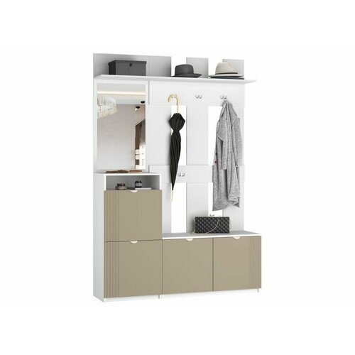 Прихожая в коридор Санторини 3 135х200х35 Мокко 45063₽