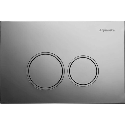 Смывная клавиша AQUANIKA BASIC 010219 два режима слива R-type хром 1600₽