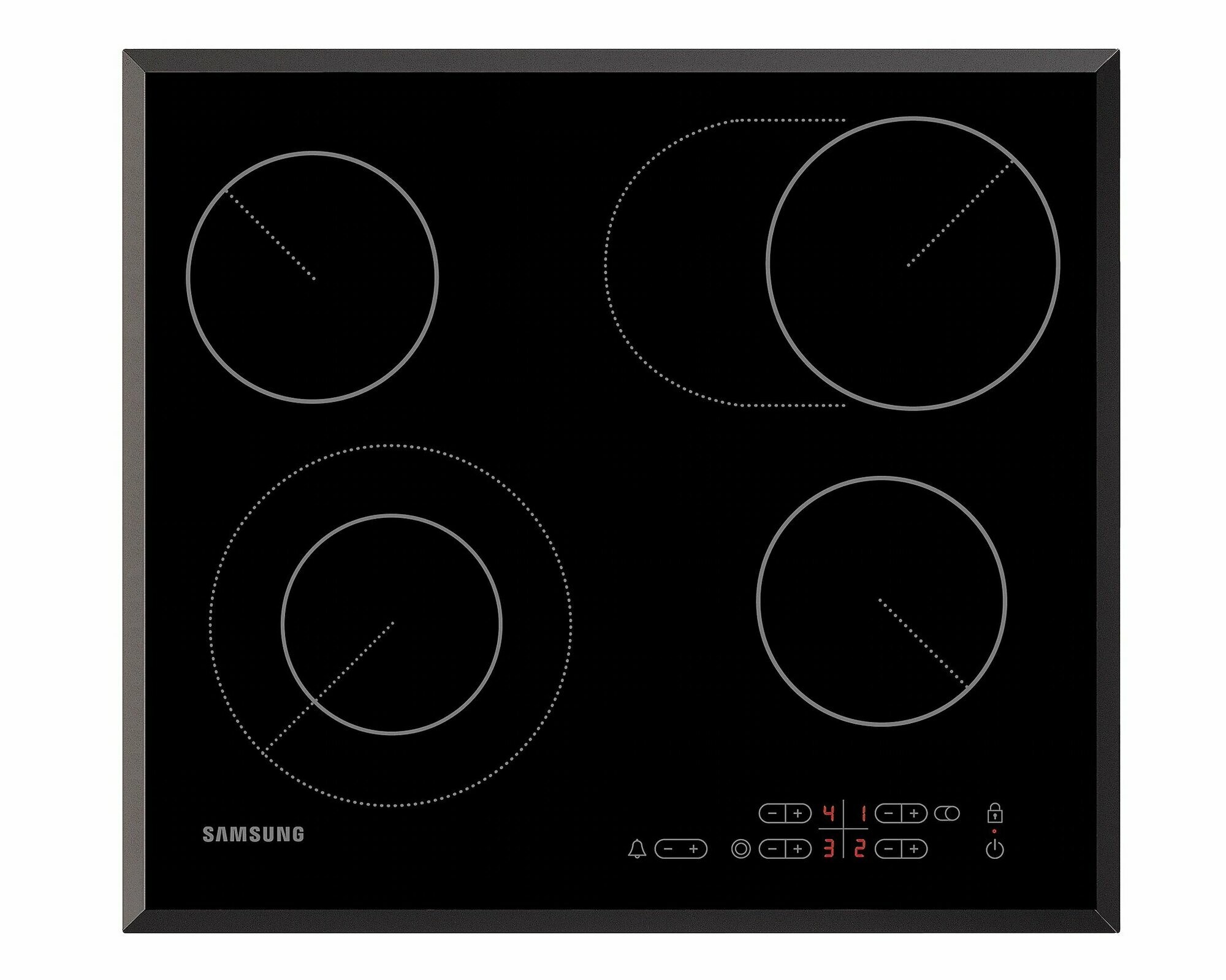 фото Поверхность электрическая SAMSUNG NZ 64 T 3516 BK WT