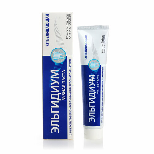Отбеливающая зубная паста Elgydium Whitening, 75 мл, Pierre Fabre OC, Франция