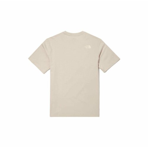 футболка the north face размер s красный Футболка The North Face SS22 Cotton Basic, размер XL, желтый, белый