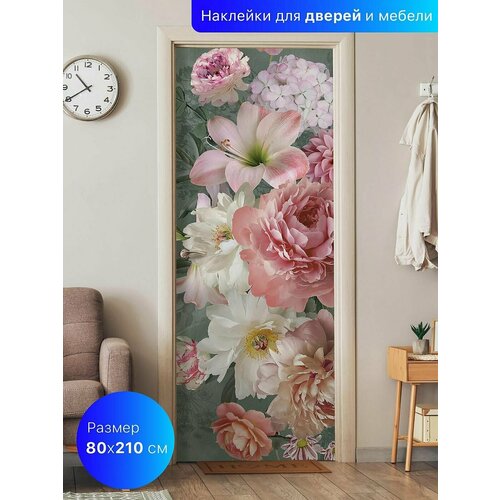 Самоклеящаяся пленка для мебили и дверей 80х210 см Интерьерная наклейка на дверь 1699₽