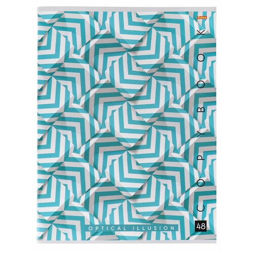 Тетрадь Remix клетка 48 листов А4 оптическая иллюзия 48-8778 390₽