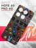 Чехол на Infinix Note 40 Pro 4G (Инфиникс Ноте 40 Про 4г) черный ...