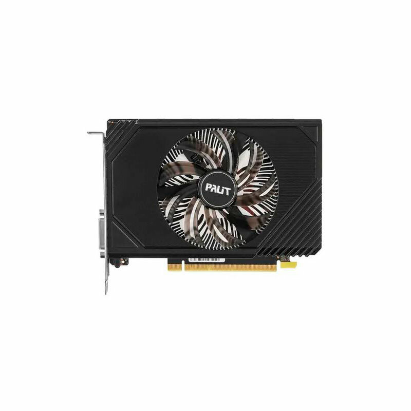 Видеокарта Palit nVidia GeForce RTX 3050 StormX OC 1042Mhz PCI-E 4.0 6144Mb 14000Mhz 96 bit DP HDMI DVI NE63050S18JE-1070F