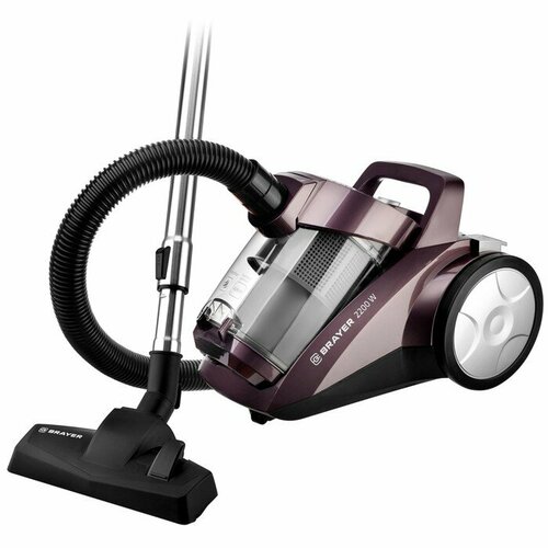 Пылесос BRAYER 4205BR 2200420 Вт сухая уборка 4 л фиолетовый 1944800₽