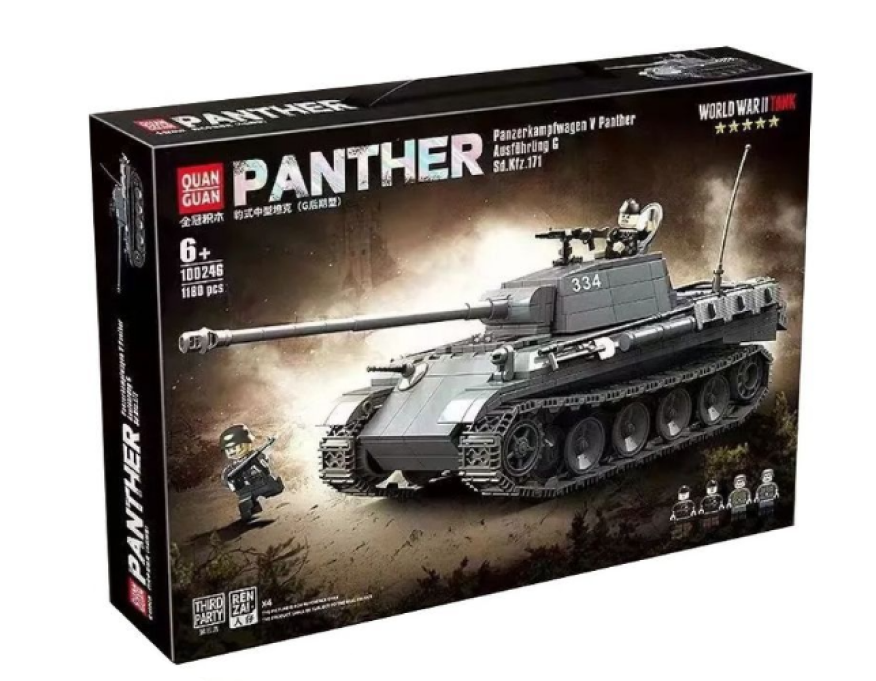 Конструктор Немецкий Танк Пантера Panther, 100246