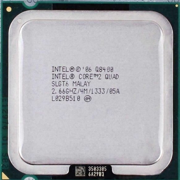 Процессор Intel Core 2 Quad Q8400 сокет 775 4 ядра 2,66 ГГц 95 Вт — фото 1