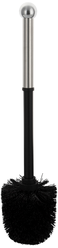 Щётка с ручкой для ершей, универсальная , хромированная нержавеющая сталь + чёрный пластик