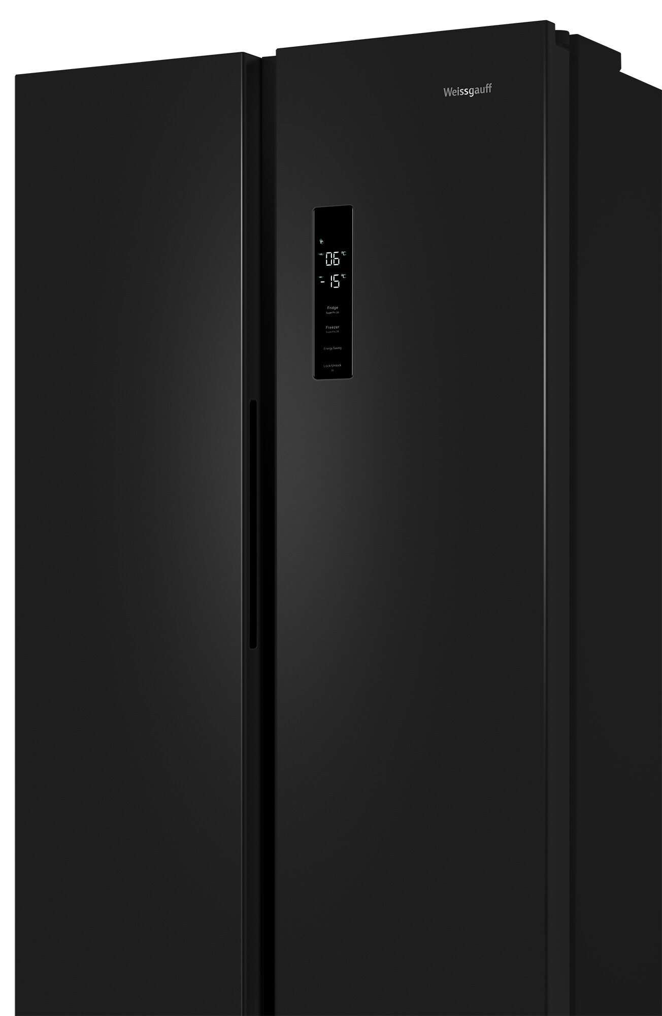 Отдельностоящий холодильник с инвертором Weissgauff WSBS 500 Inverter NoFrost Black - фотография № 8