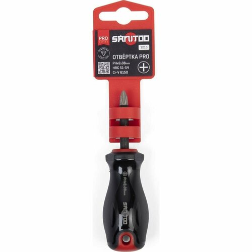Отвертка с алмазным напылением Sanitoo PRO Diamond PH2x38 мм 3210 802₽