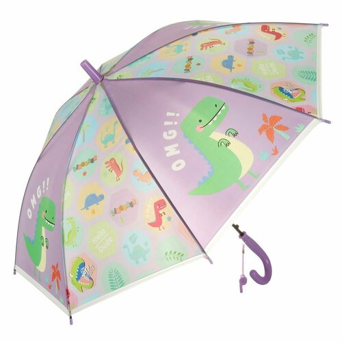 Зонт-трость Amico сиреневый 430₽