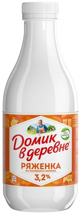 Домик в деревне Ряженка из топленого молока 3.2 %, 900 г