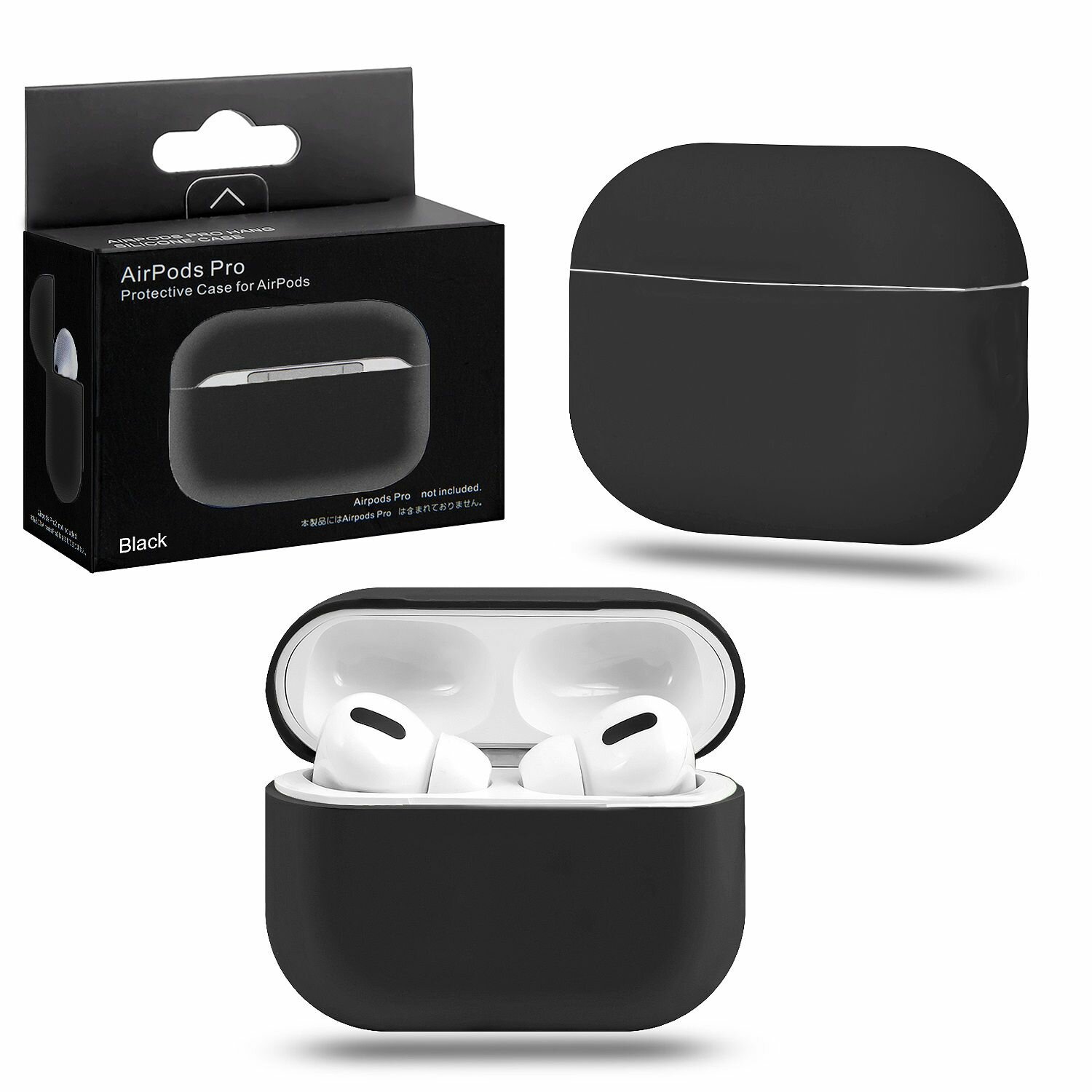 Чехол для наушников Apple AirPods Pro №12 black