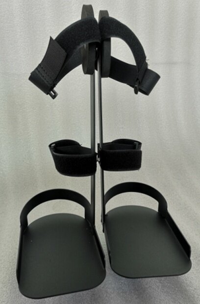 Крепление для ног (рама и трикотажные ремни, а также анатомические педали для поддержки ног) (BR-12)