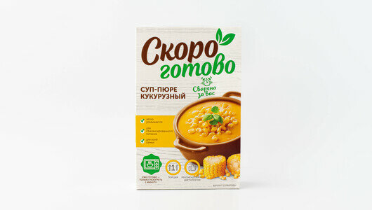 Суп-пюре Скоро готово кукурузный 250г