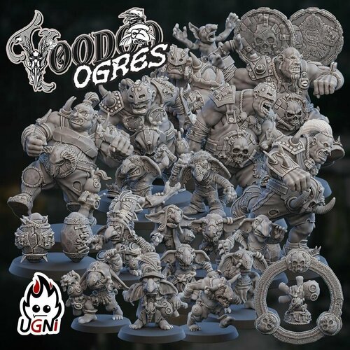 warhammer blood bowl imperial nobility team Набор миниатюр Warhammer Blood Bowl Ogres Team Voodoo