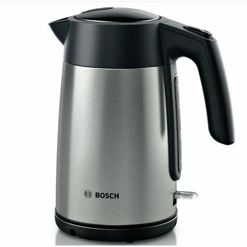 Электрический чайник Bosch TWK7L460, черный чайник электрический bosch twk7l464