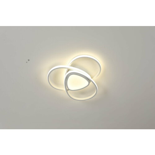 Сосущая верхняя люстра, Osairous, белый, LED 49W