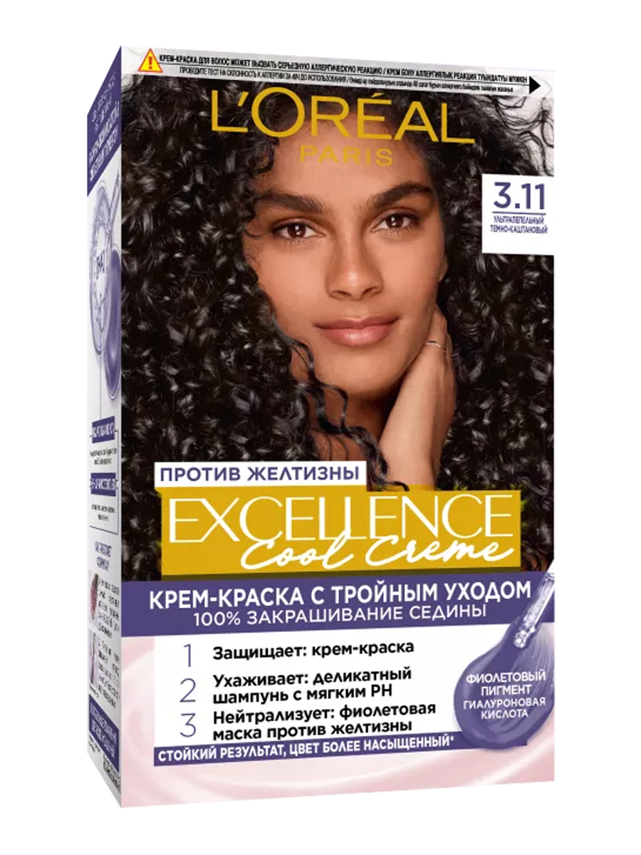 Excellence, 3.11, Стойкая Крем-краска для волос