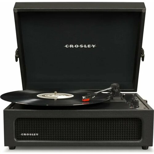 Проигрыватель виниловых дисков Crosley Voyager, черный