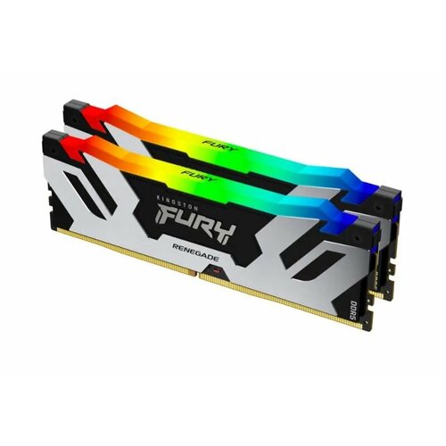 Оперативная память KINGSTON FURY Renegade RGB DIMM DDR5 32GB 2x16GB 6400 MHz KF564C32RSAK2-32 2249000₽
