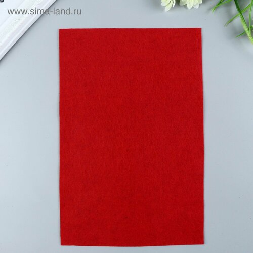 Фетр мягкий 1 мм 20х30 см красный 10шт 632₽