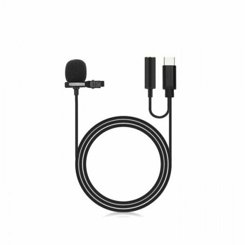 Микрофон прищепка проводной TYPE-C JH-042 Black 49100₽