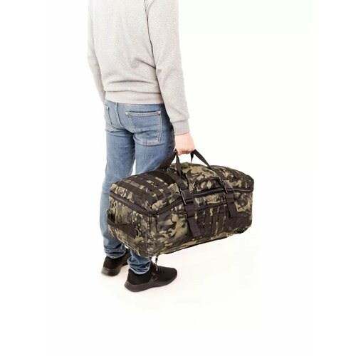 Тактический рюкзак военная сумка фельдшера войсковая медецинская 60 литров чёрный мультикам