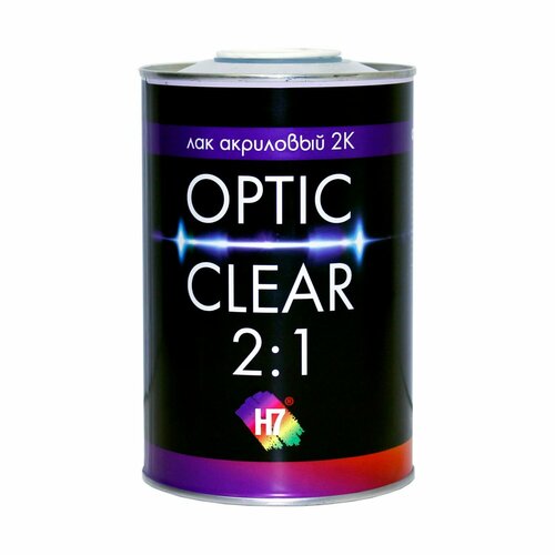 Лак H7 акриловый 2K 21 Optic clear отв 1 05 л H7 382543382567 цена за 1 шт 3120₽