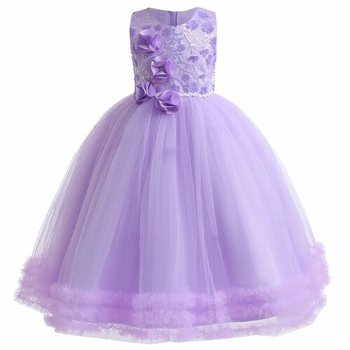 Платье, размер 140, фиолетовый