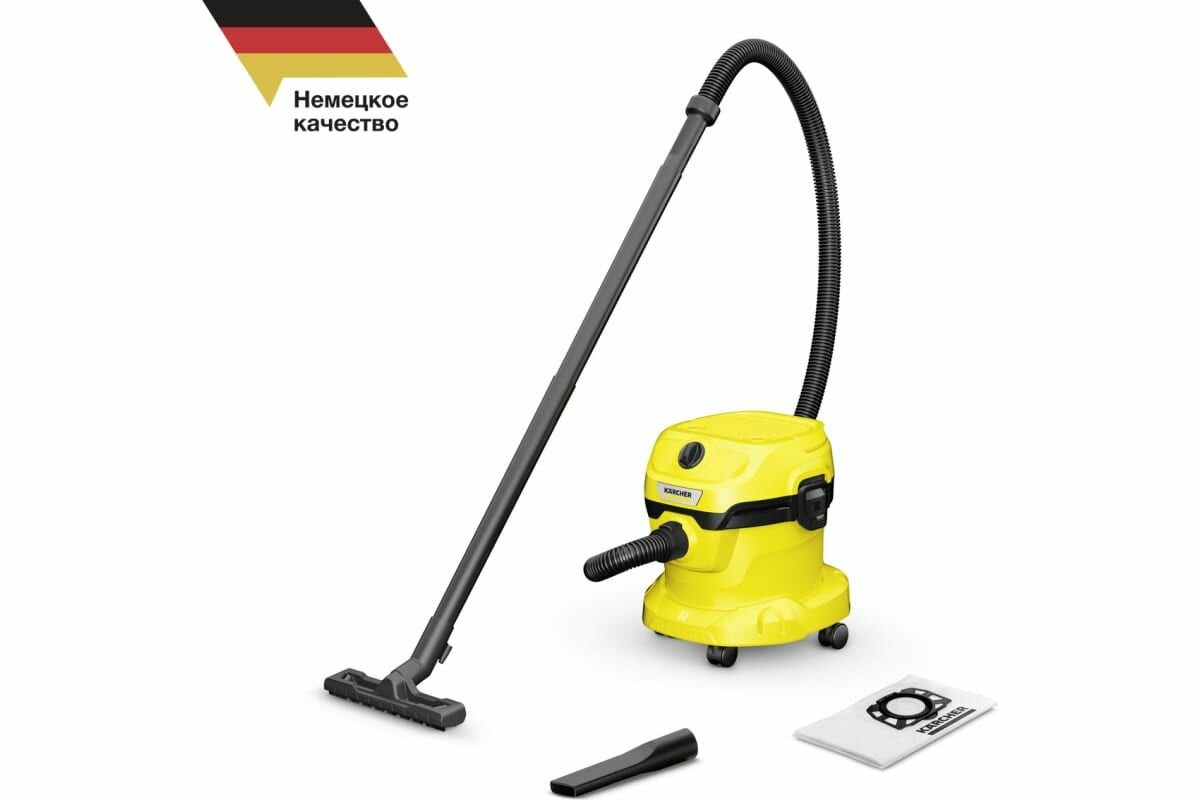 Хозяйственный пылесос Karcher WD 2 Plus V-12/4/18 1.628-000.0