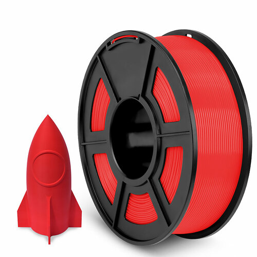 Филамент NVPRINT PLA Red для 3D печати диаметр 175мм длина 330 метров масса 1 кг 2155₽