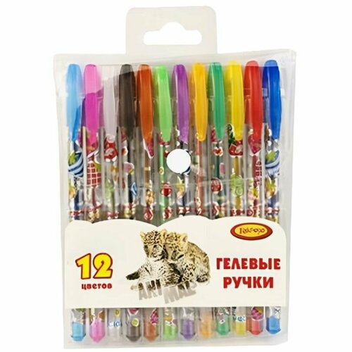 Limpopo Набор гелевых ручек Тигренок 12 цветов 474₽